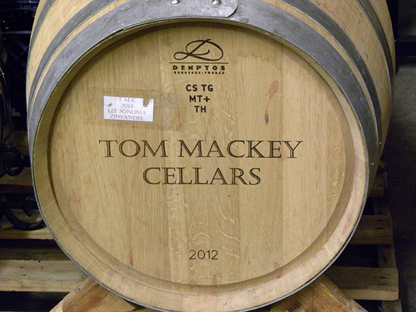 Tom Mackey Cellars Barrel